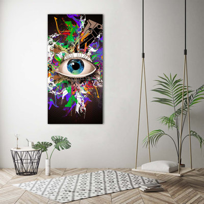 Abstraction Of The Eye - Wrapped Canvas Print