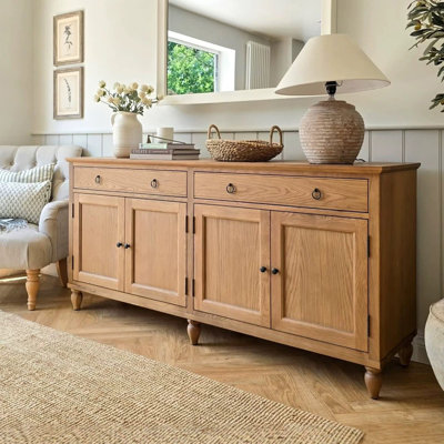 American Country Solid Wood Entryway Cabinet