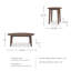 Table Gordonay (ensemble de 3)