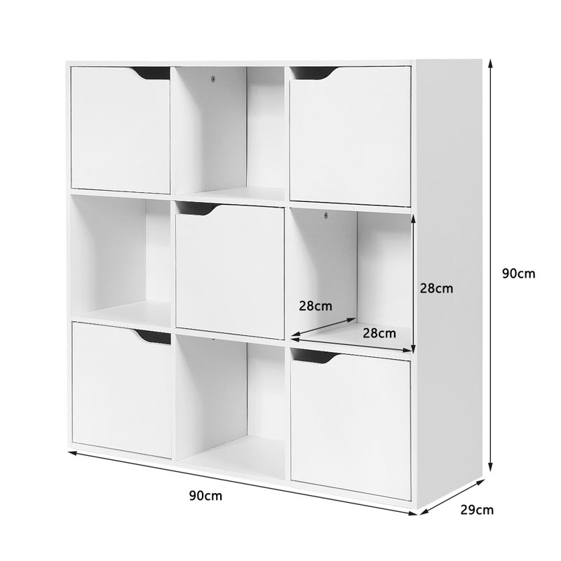 Halle-Jade Bookcase, White