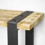 Hillsborough 120cm Solid Wood Top Console Table
