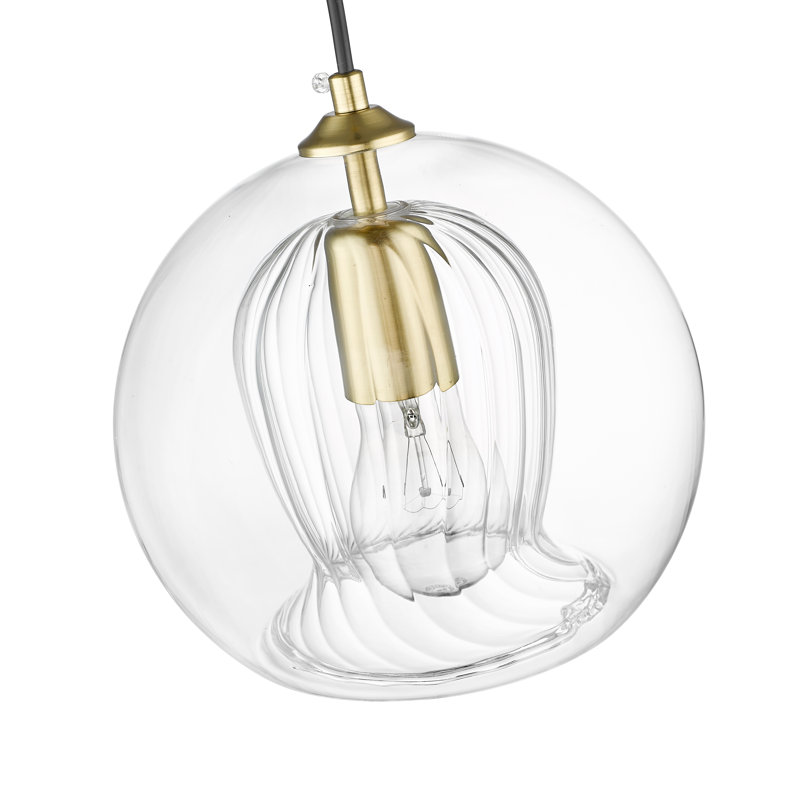 Pafford 3 - Light Gold Kitchen Island Pendant
