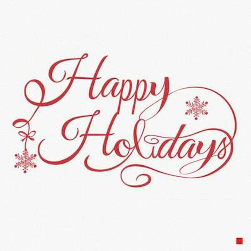 Serviettes jetables en papier Happy Holiday