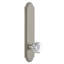 Grandeur Arc Tall Plate Passage with Chambord Crystal Door Knob-850301065-850301070