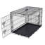 Caisse moyenne pour chien en acier pliable-1312549982-1312549981