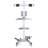 Height Adjustable Rolling PC Cart Desktop Laptop Dual Monitors-54648857