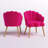 Lilly Velvet Barrel Chair-1399549669