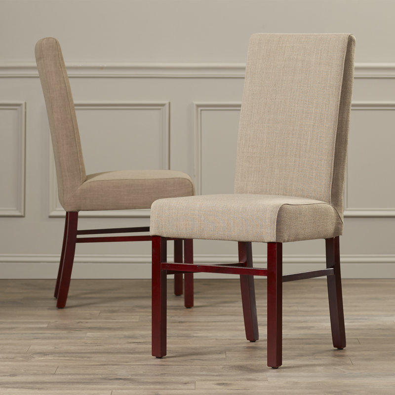 Ardell 19.70'' H Upholstered Parsons Chair, True Taupe