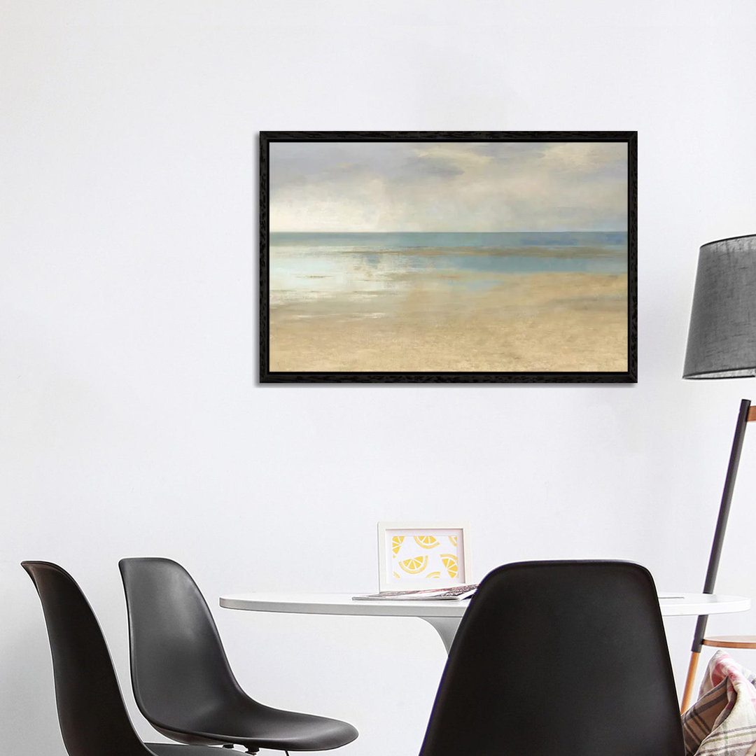 Gerahmtes Leinwandbild Pastel Seascape I von Christy McKee in Beige