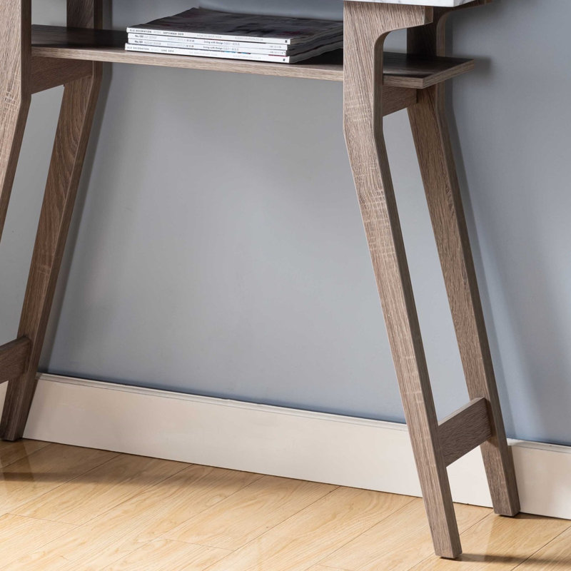 Console Amanee, White, Taupe, H 34 po x l 36 po x P 11,5 po