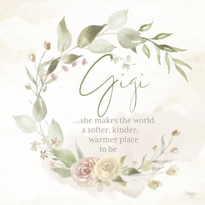 " Gigi Makes The World… " by Mollie B.