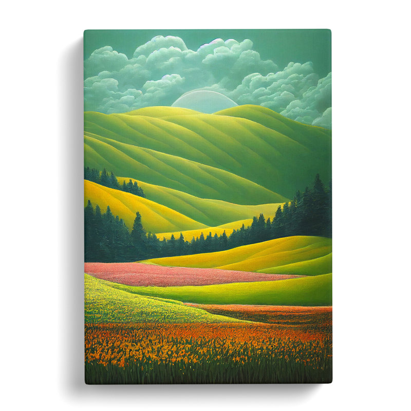 Howardville Spring Landscape Views Vol.2 - Wrapped Canvas, 50cm H x 35cm W