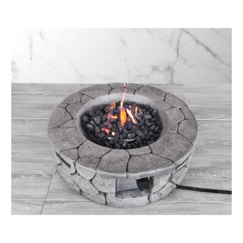 Janaris Round Stainless Steel Smokeless Fire Pit