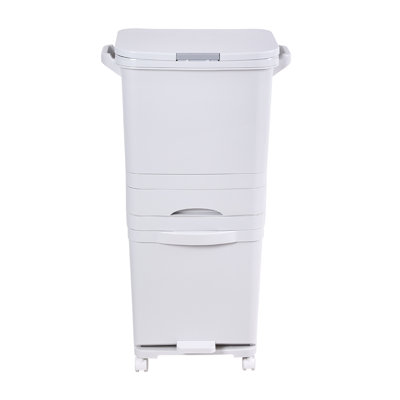 49 Litre Step On Kitchen Trash Can