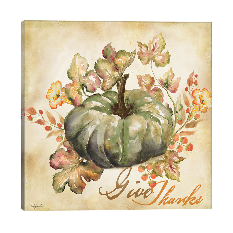 Watercolor Harvest I 1 Piece Wrapped Canvas Wall Art, 93.98 cm H x 93.98 cm W x 1.91 cm D