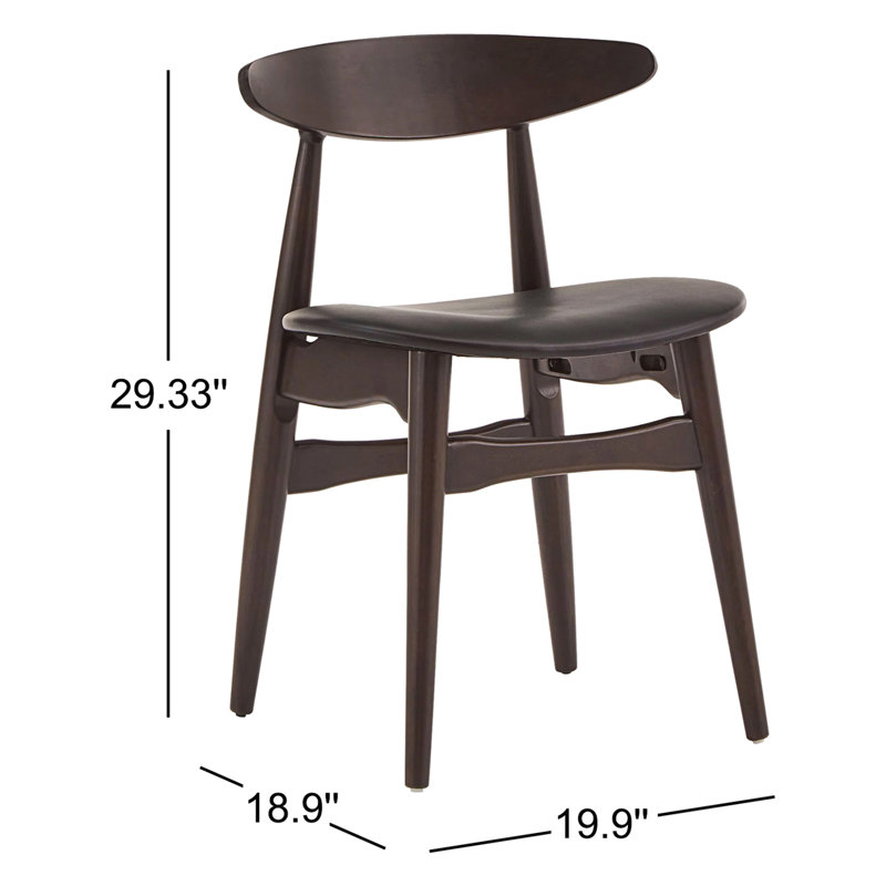 18.5'' H Faux Leather Upholstered Side Chair
