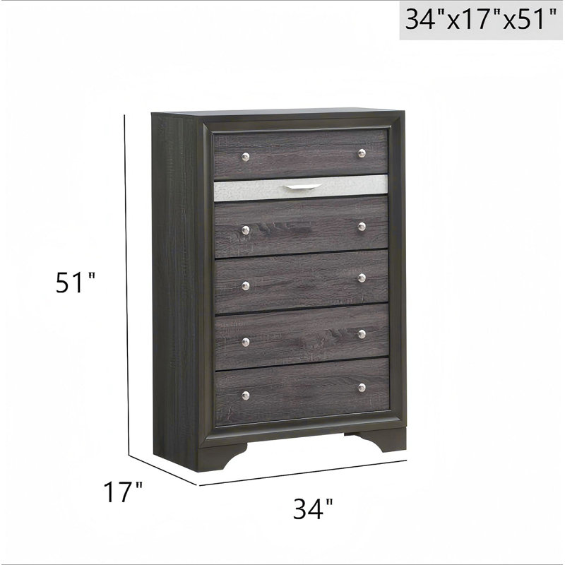 Coffre Madrid G02305-CH, Gris