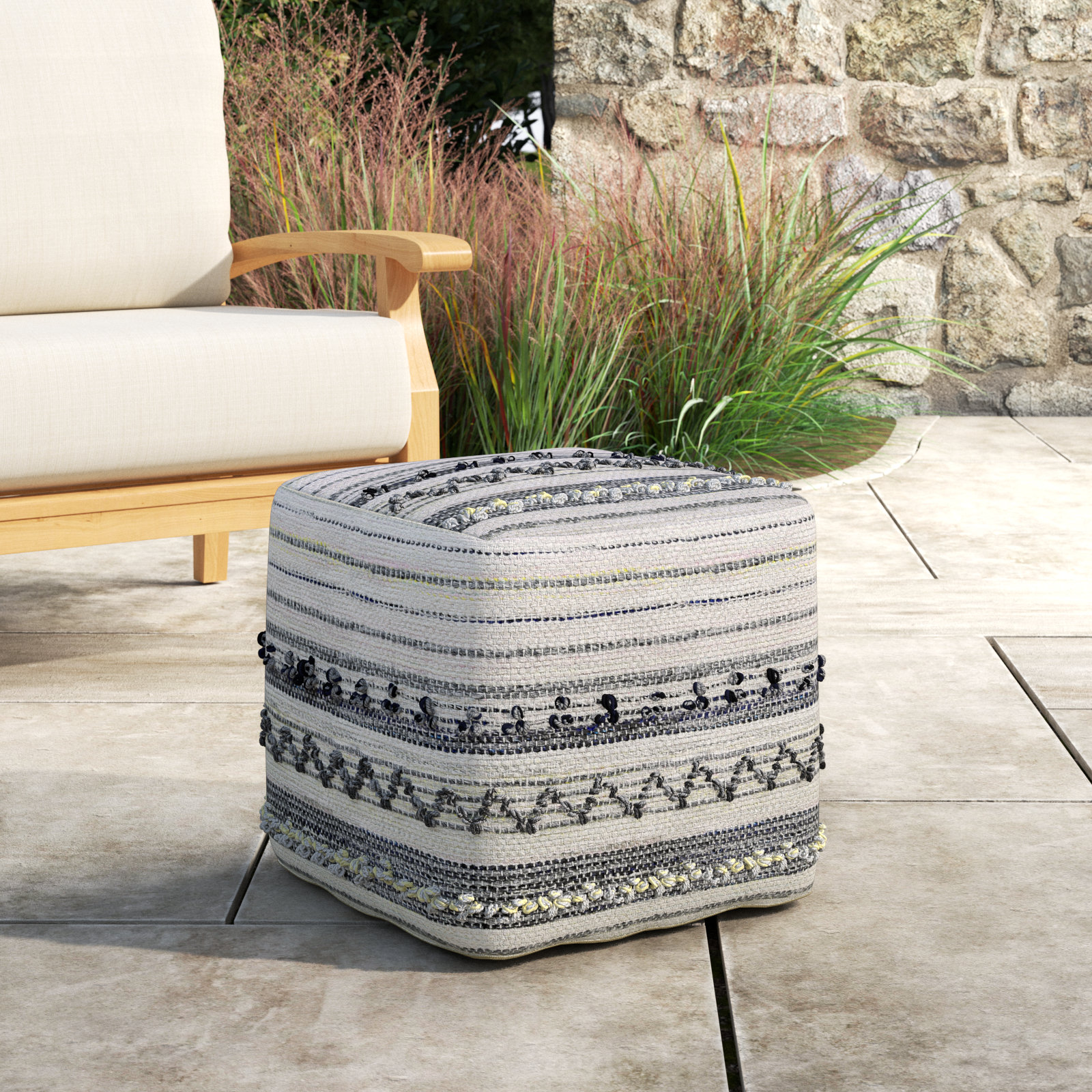 Renee Outdoor Ottoman