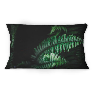 Coussin Tropical Summer Green Leaf With Sunlight - Tropical