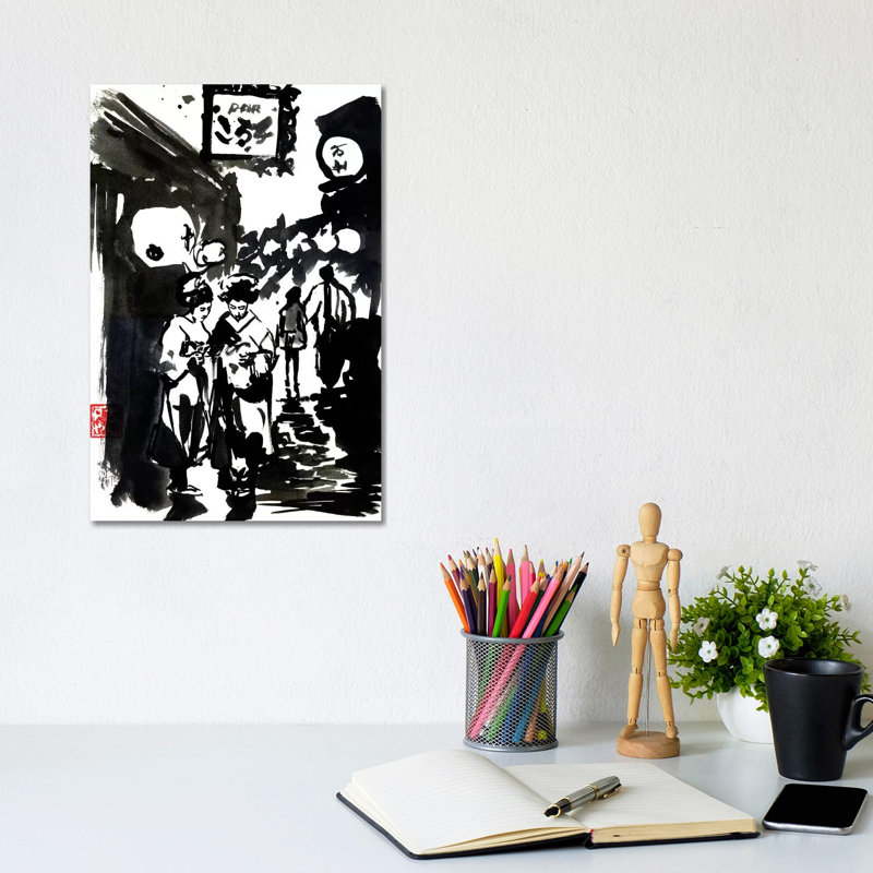 Edo by Péchane - Print on Canvas, Wrapped Canvas, 20.32 cm H x 30.48 cm W