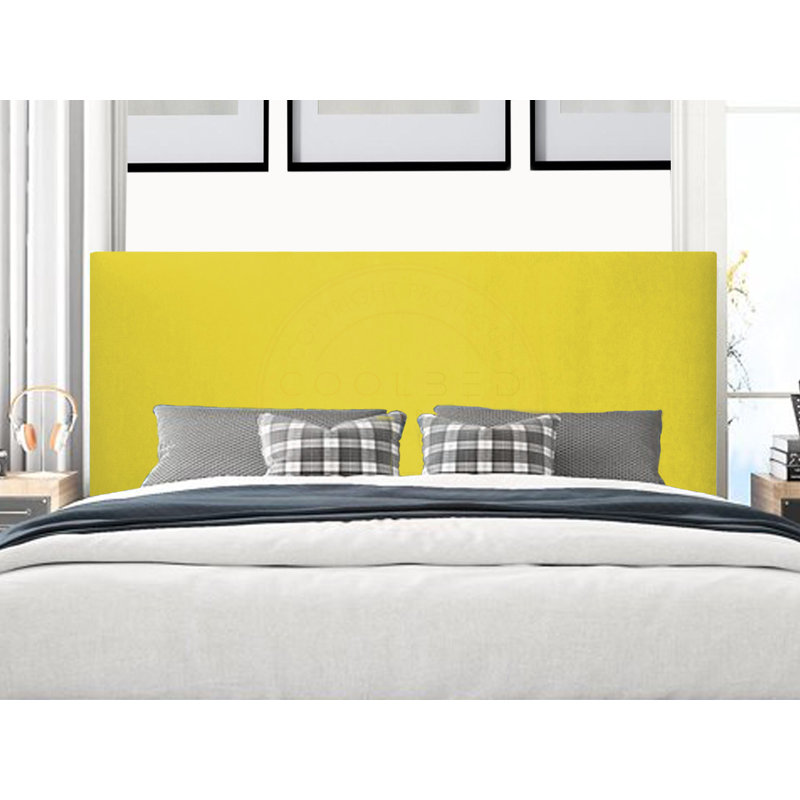 Ghazl Upholstered Headboard, Small Single (2'6), Mink