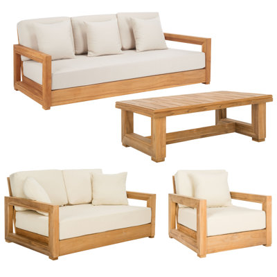 Andu 4 Piece Outdoor Conversation Set