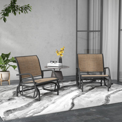 Pungoteague Outdoor Rocking Metal Chair