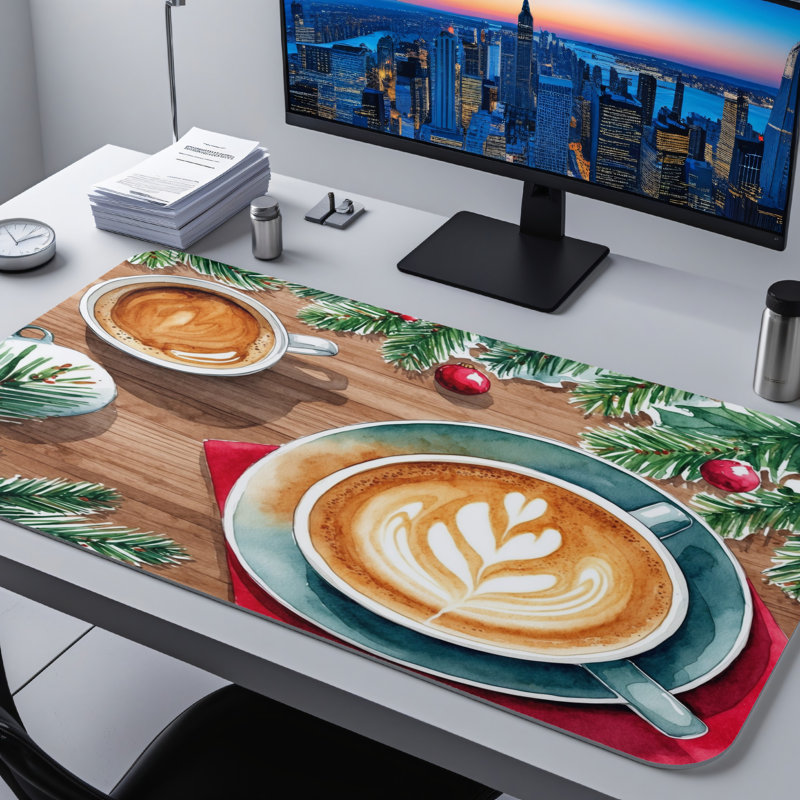 Polyester Desk Pad, 31.5x15.5