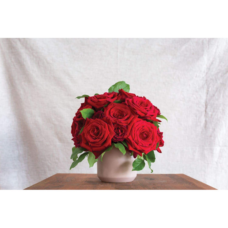Pot à fleurs en céramique Parsons, Rose