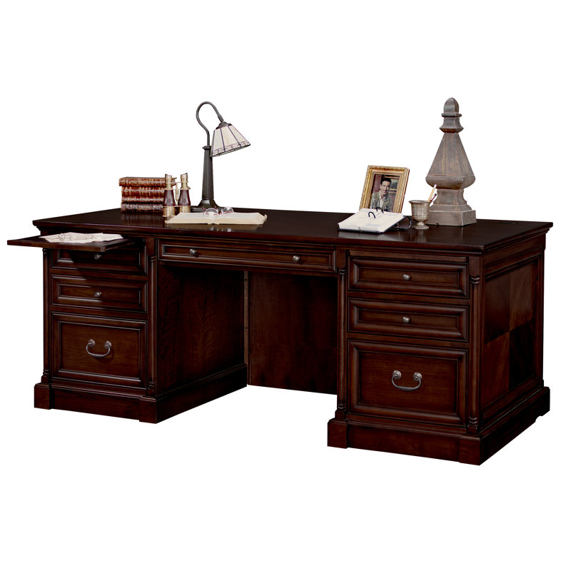 Bureau de direction en bois massif Rosana