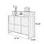 Rangement pour chaussures en bois manufacturé brun noisette