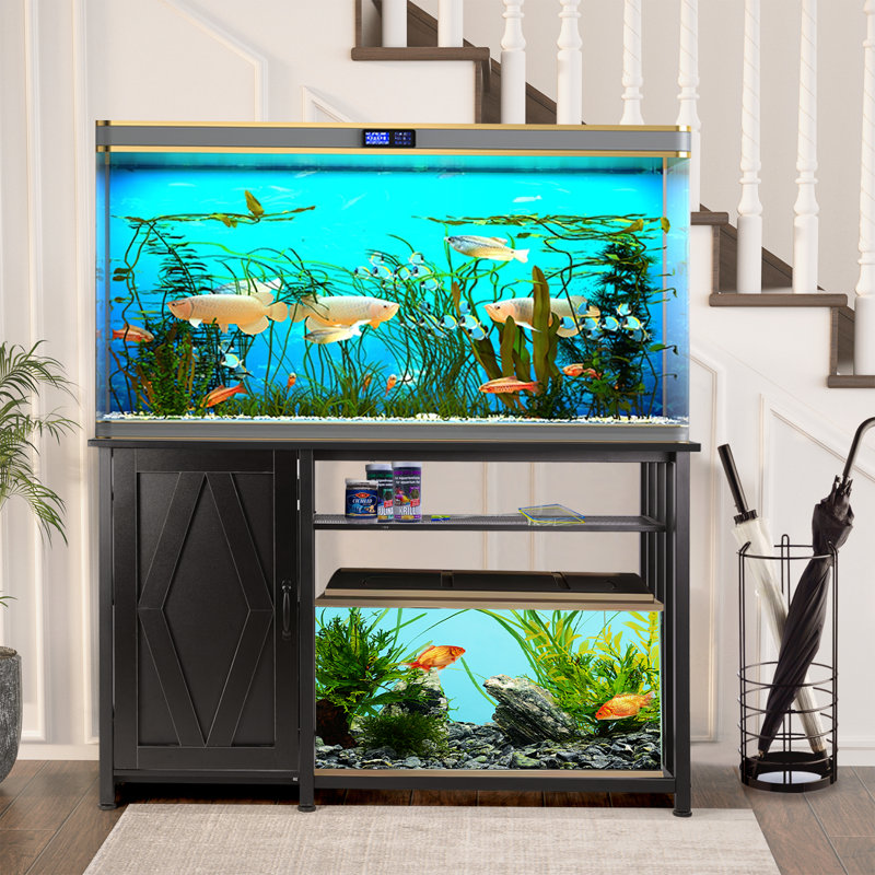 Tucker Murphy Pet™ 55-75 Gallon Heavy Duty Metal Aquarium Stand 