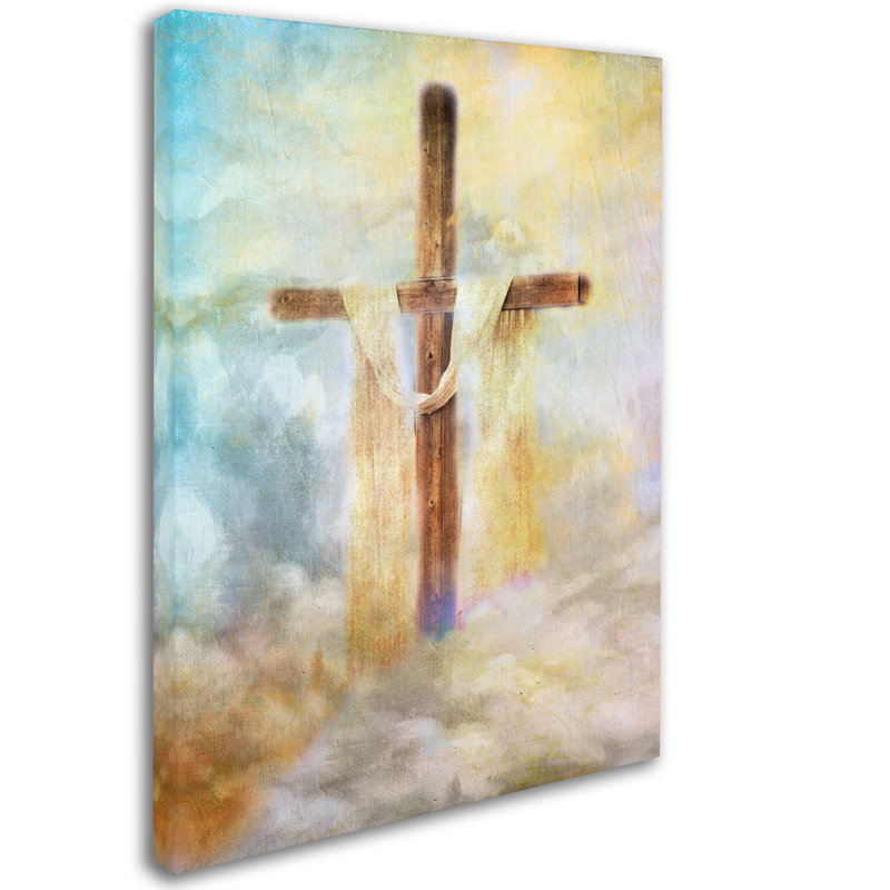 'Risen' Graphic Art Print on Wrapped Canvas, 19" H x 14" W