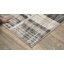Tapis brun clair / gris anthracite tissé à la machine Chase-766179660