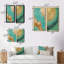 «Gold surreal spirals», 2 pièces-1474345675-1474345672