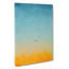 Airplane at Sunset in Abstract - Wrapped Canvas-55368466