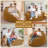 7ft Pre-filled Memory Foam Bean Bag Chair-276360954-275931866