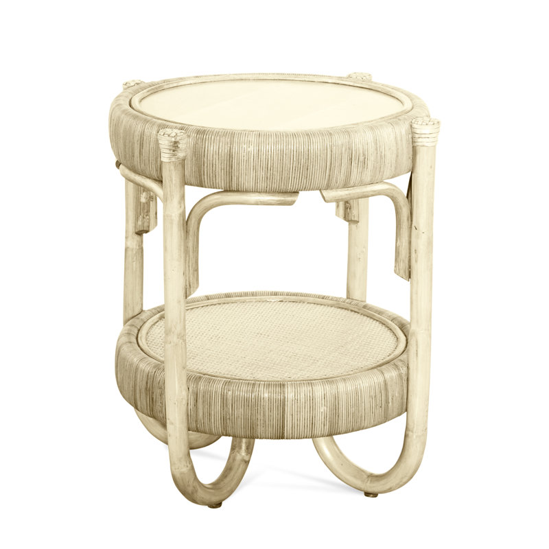 Willow Creek End Table, Aged Barrel