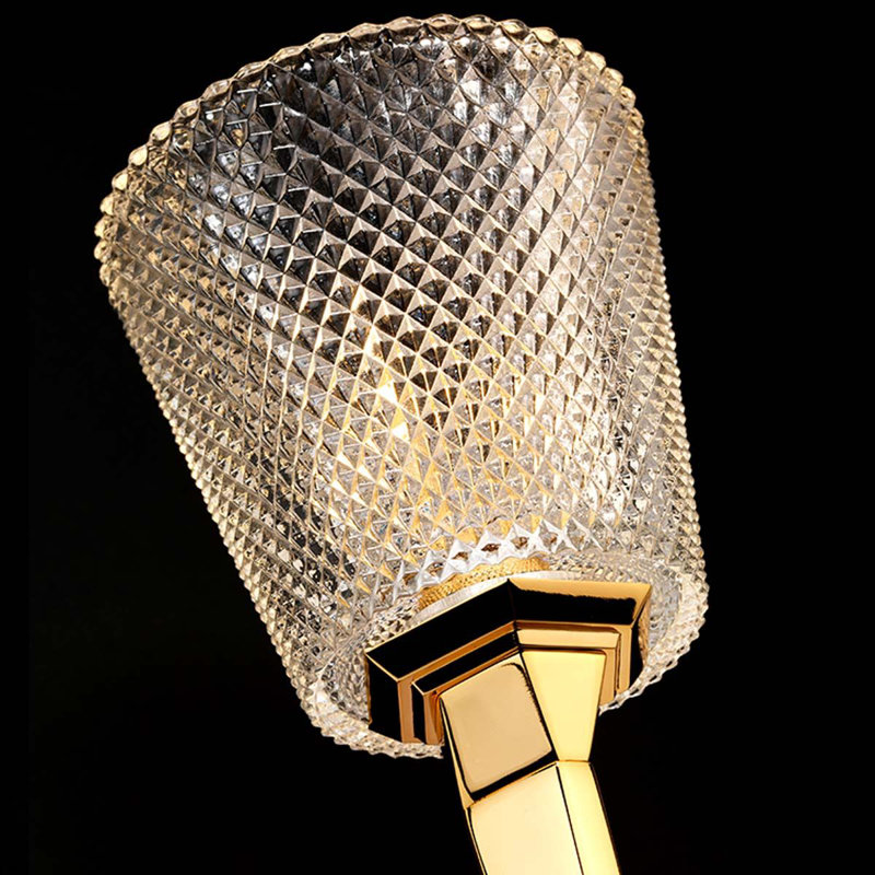 Atdhe Steel Wallchiere, Polished Gold