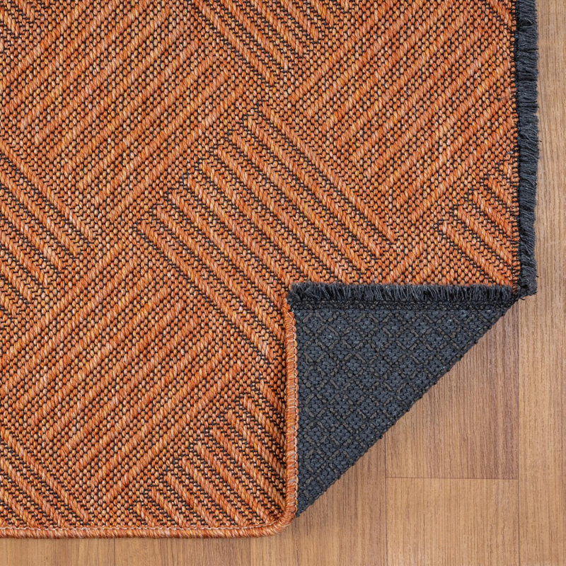 Tapis moderne à carreaux antidérapant lavable, Rectangle 9 pi x 12 pi