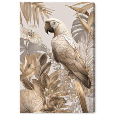 Décoration murale de cuisine Golden Macaw, reproduction d'art sur toile, par Art Remedy, 20 x 30