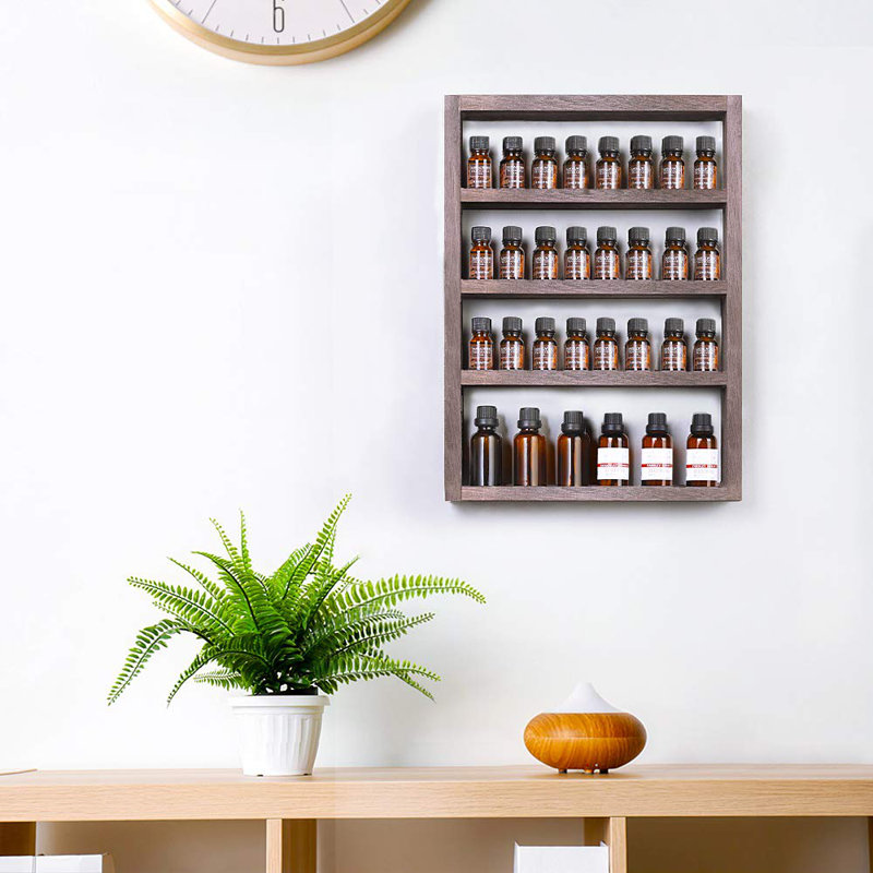 Aleane Floating Shelf, Brown