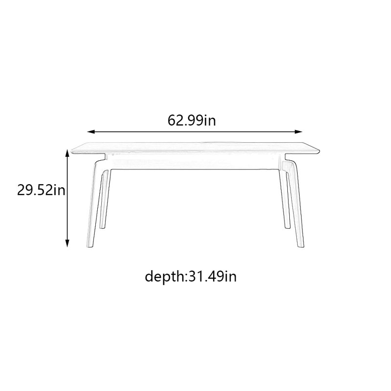 Gomar, 29.52"H x 62.99"L x 31.49"W