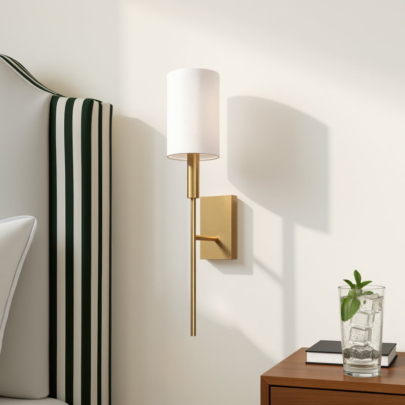 Tedder Steel Wallchiere, Burnished Brass