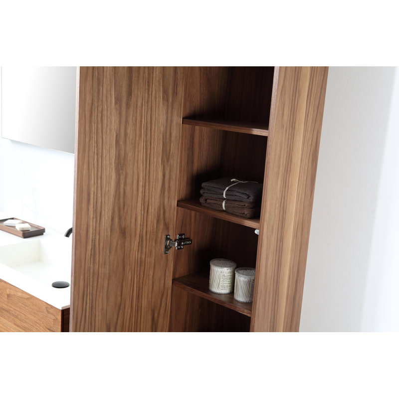 Figure 13" Wall-Mounted Side Cabinet