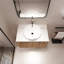 Meuble-lavabo mural simple 30 po avec comptoir en céramique