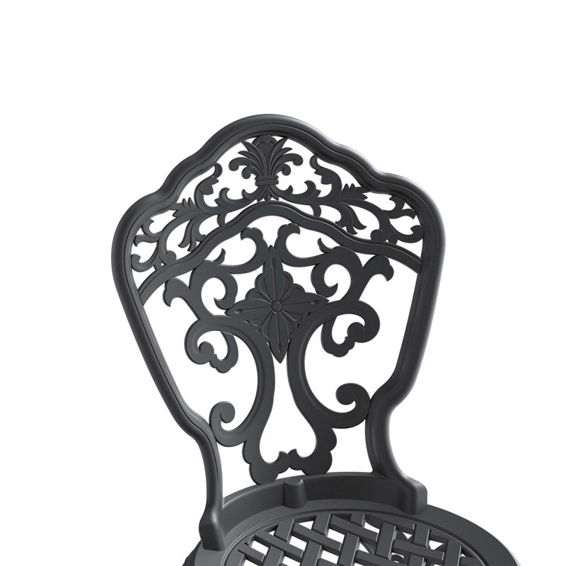 Aluminum Patio Dining Chairs Set of 2
