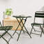 Bistro Table Folding Powder-coated Steel Outdoor Garden Furniture Patio-742286905