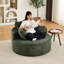 Canapé-lit simple en velours côtelé et éponge, moelleux et confortable, avec oreiller intégré, sans assemblage, et fauteuil moderne en mousse. Coussin de 127 cm (50 pouces).-199078669-199078707