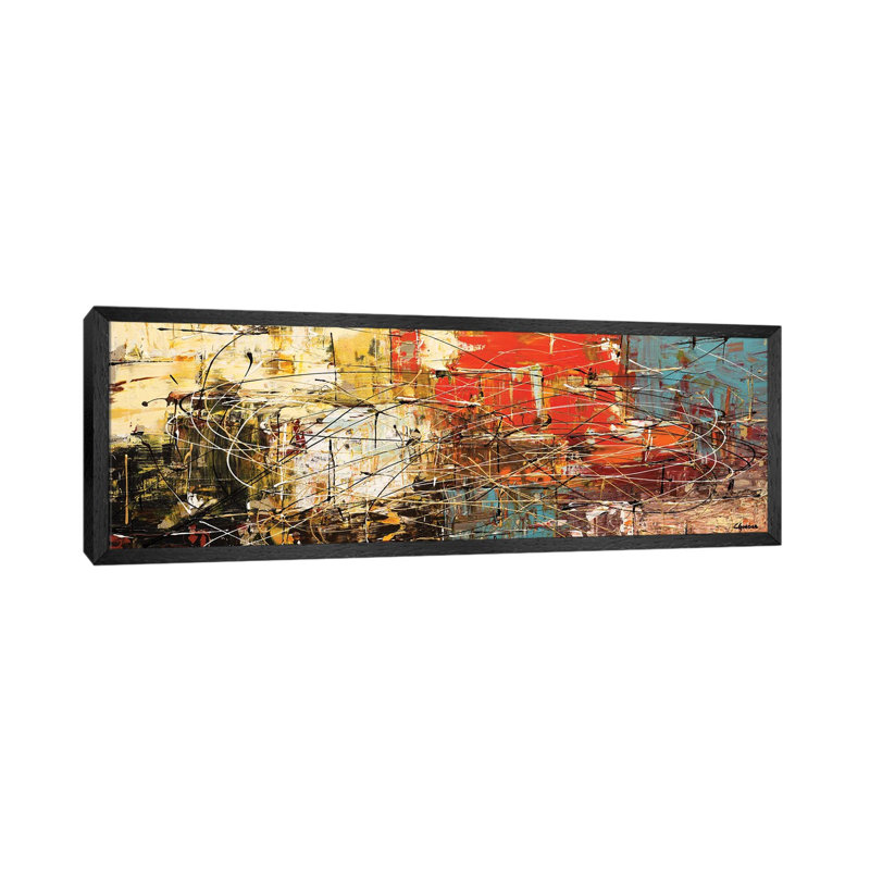 Artylicious by Carmen Guedez - Panoramic Gallery-Wrapped Canvas Giclée on Canvas, 30.48 cm H x 91.44 cm W